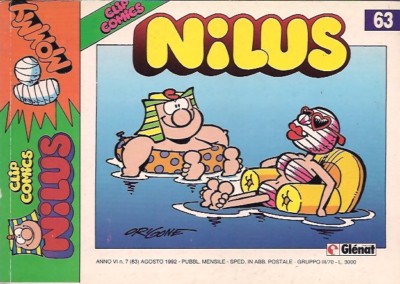 NILUS 63 (YEAR VI N.7) AUGUST 1992 GLENAT EDITION