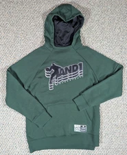 And 1 Hoodie Mens L Green Embroidered Long Sleeve Vintage Y2K Basketball  NBA