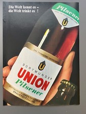 1969 Dortmunder Union Pilsener Bier Brauerei Dortmund Vintage Ad Werbung Reklame