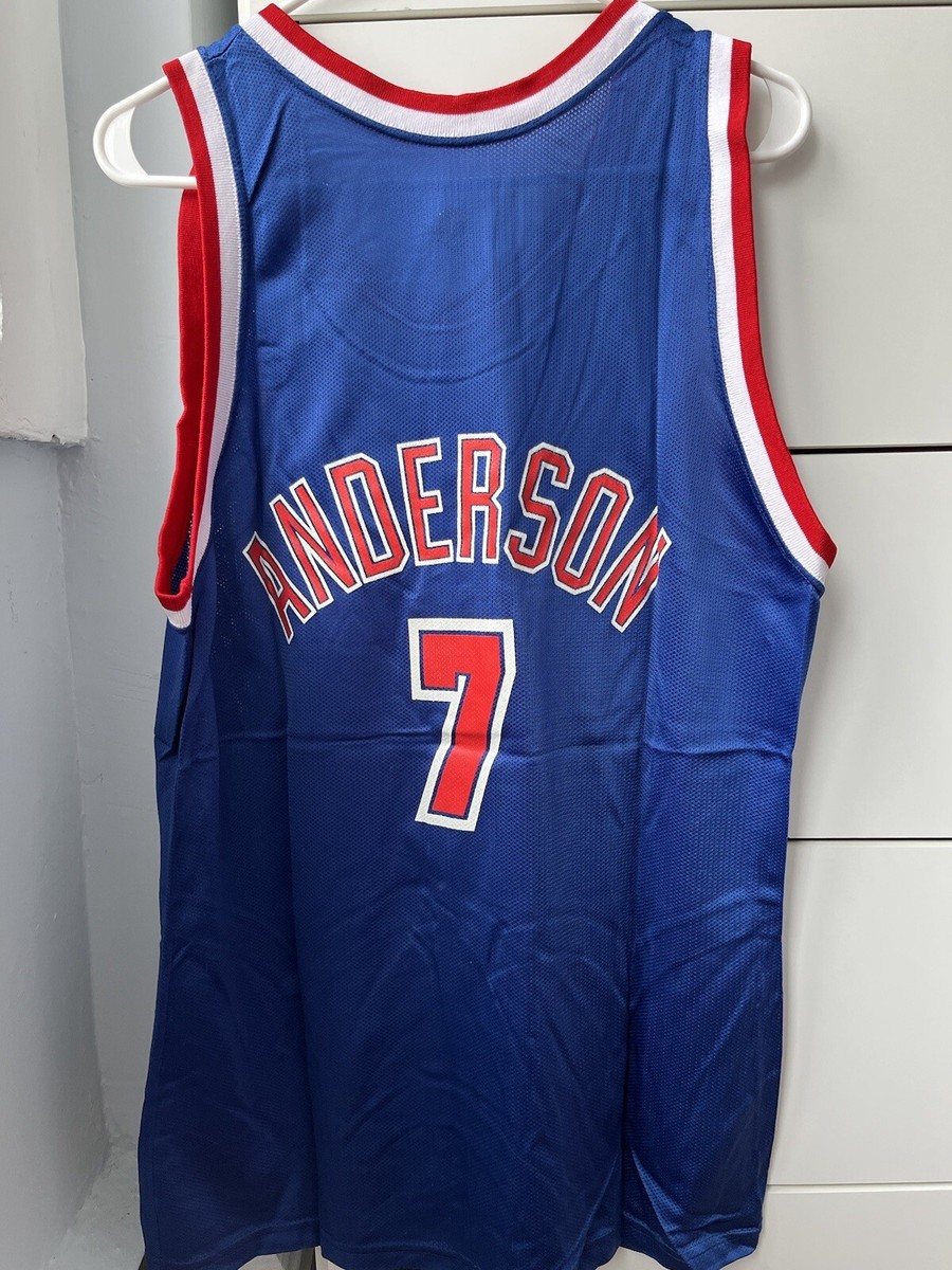 NBA Champion New Jersey Nets Kenny Anderson Jersey Size 44 | eBay