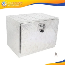 For Truck Trailer Garage Bed Storage Tool Box Case Cover 2X Chain 24"X17"X18"