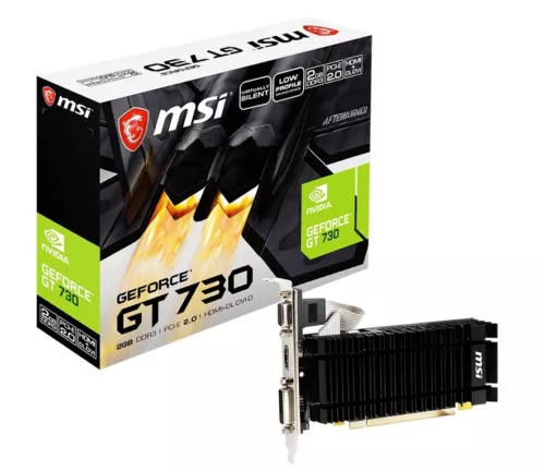 Msi GeForce Gt730 Msi N730k-2gd3h/lpv1 Nvidia Scheda Grafica 2gb Gddr3 Vga Hdmi
