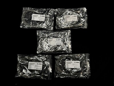 Lot of 5 Zebra 7  USB Data Transfer Cable CBA-U21-S07ZBR NEW