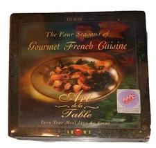 Art De La Table: The Four Seasons Of Gourmet French Cuisine Software NEW SEALED