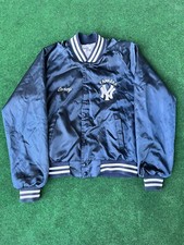 Vintage 80s Chalk Line New York Yankees MLB Satin Jacket sz L