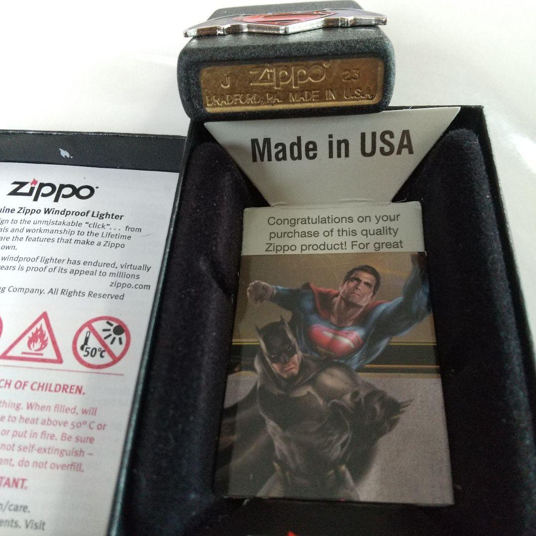 超レア!kingビール・バド怪人BAD.MANキャラクターzippo ZIPPO Batman & Superman 2023 Very Rare, Very Cool, Unused