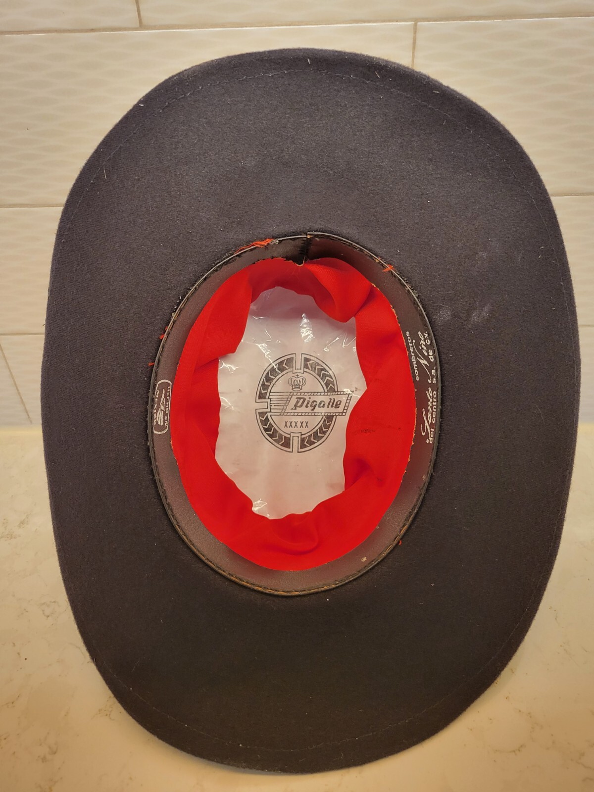 Vintage Pigalle XXXXX Mexican Cowboy hat Santo Nino - Felt hat Sombrero image 8