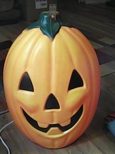 20" Pumpkin Blow Mold with Light Made in USA