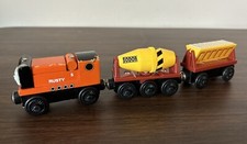RUSTY and CONSTRUCTION CARS 2001 Thomas Wooden Trains RETIRED