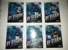 2021 Absolute Football By Storm Insert Lot (6)  RC Fields,Pitts,Etienne,Harris
