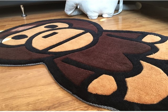 bathing ape bape baby milo carpet mat bedroom rug living room area floor  decor/