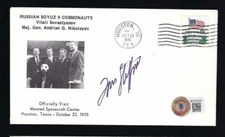 Tom Stafford signed cover Beckett Authenticated NASA Apollo Soyuz Astronaut