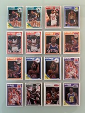 1989-90 Fleer Stars & Rookies (Pippen, Miller, Strickland) Lot of (16) NM/MT