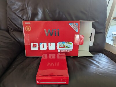 任天堂Wii 本体 25th anniversary Nintendo Wii Super Mario Bros 25th Anniversary Limited Edition Red