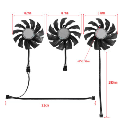 1PC For EAGLE GAMING OC Graphics Card Cooling Fan  RTX 3060 3070 3080 3090