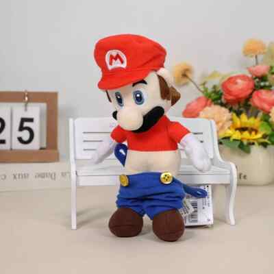 Super Mario Strap Pants Guy 6'' Stuffed Animal Rompers can be taken off Plush Toy