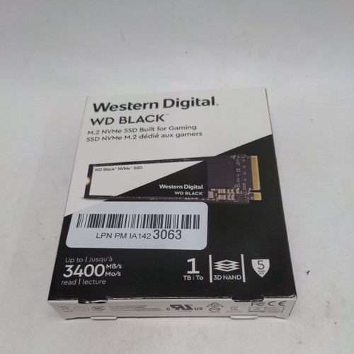 Western Digital (WD) Black 1TB NVMe M.2 2280 Internal SSD Solid State Drive