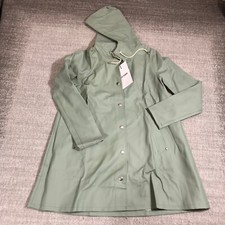 Stutterheim Stockholm Jacket Womens 3xs Xxxs Green Heavy Hoodie Unisex Mosebacke