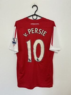 【正規品】ARSENAL 2011/2012  ARSENAL 2011/2012 HOME FOTOBALL SHIRT #10 VAN PERSIE '125TH