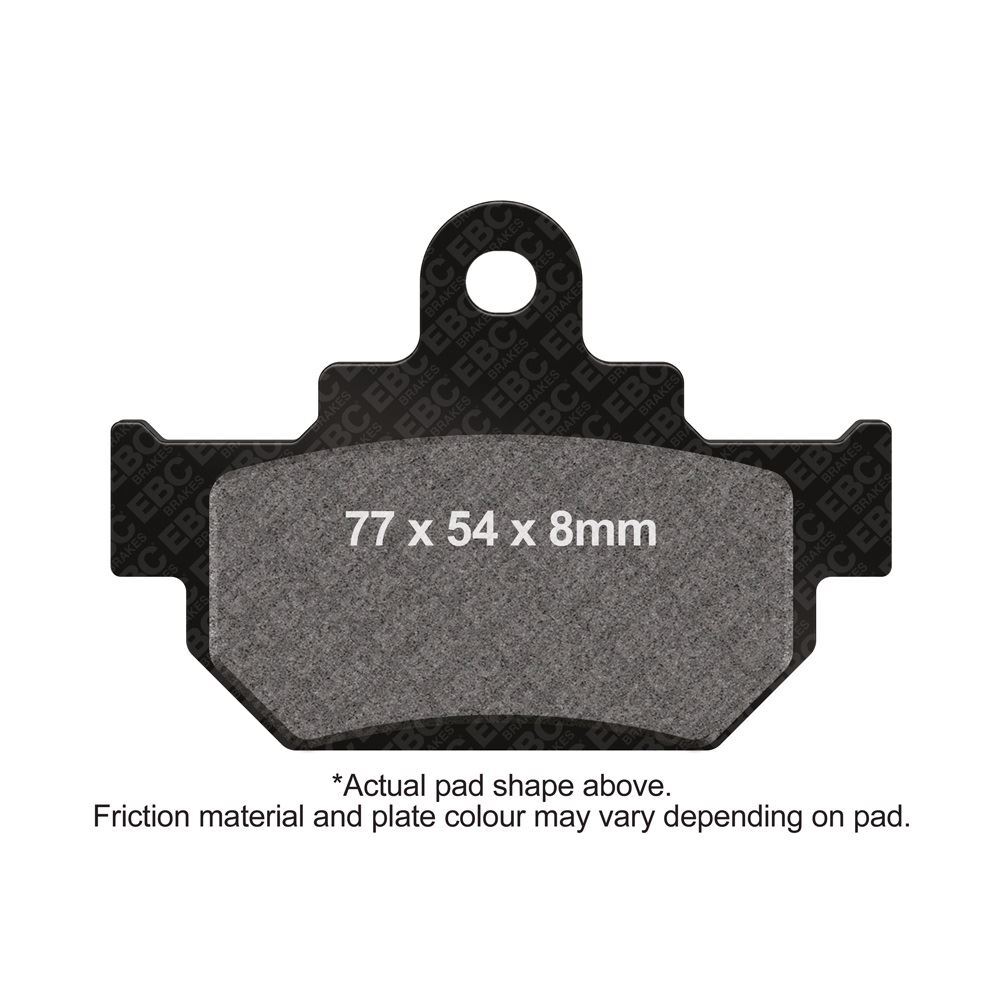 EBC Motorcycle TT Brake Pads Front Left for Suzuki RM 250 F 2T 1985 - 1986