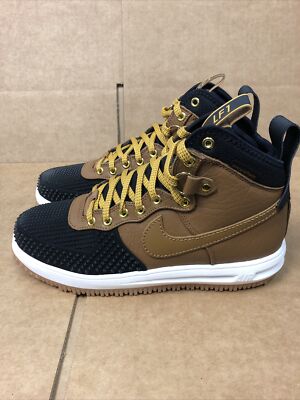 Brand New Nike Lunar Air Force 1 Duckboot Brown Black Size 8.5