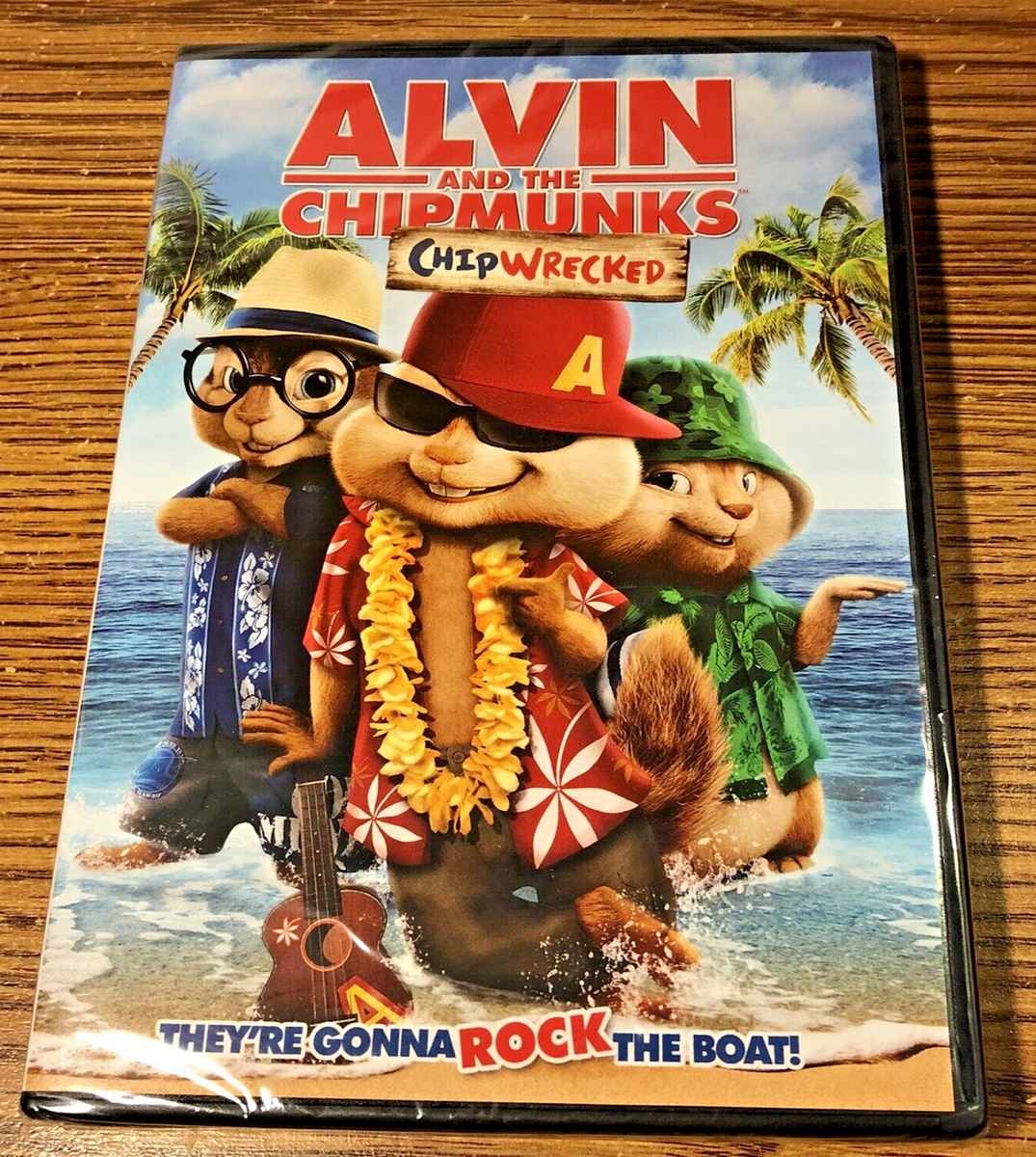 Alvin and the Chipmunks Chipwrecked DVD 2011 Kids Family Movie