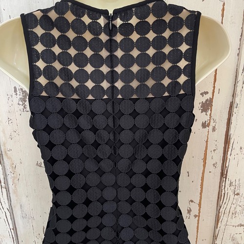 Ralph Lauren Sz. 0 Womans Black Crochet Lace Sheath Cocktail Party Classy Dress - Picture 7 of 9
