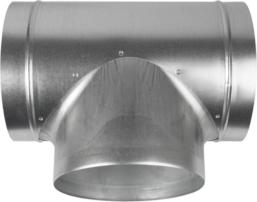 Durable 8-Inch T-Shape Ducting Splitter - Customizable 3-Way Ventilation Fitting - Picture 7 of 9