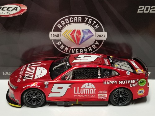 2023 Chase Elliott #9 Llumar Throwback Liquid Color 1:24 Elite - Picture 2 of 6
