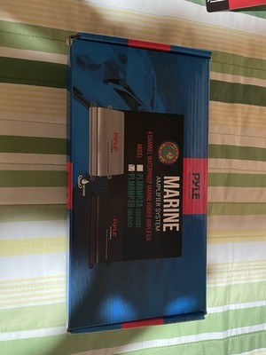 Pyle Marine Amplifier System BLACK PLMRMP1B Open Box