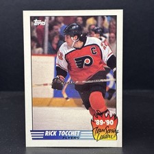 1990-91 Topps - Team Scoring Leaders Rick Tocchet #9