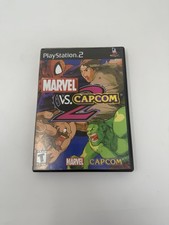 Sony Playstation 2 PS2 Marvel Vs Capcom 2 Disc + Case Broken & Tested