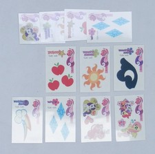 My Little Pony FunTats c.2013 Lot of 11 7 Different MLP Temporary Tattoos