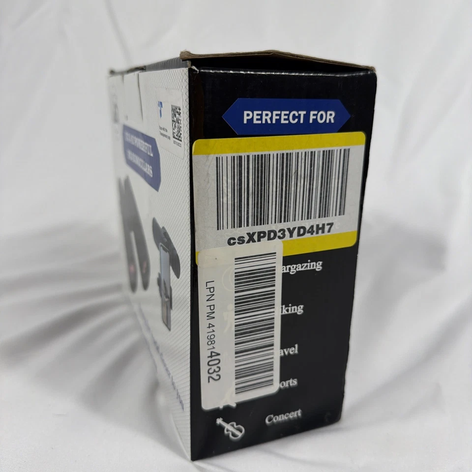 Binoculares Adasion 12x42 con adaptador de teléfono - negros Foto 2 de 4