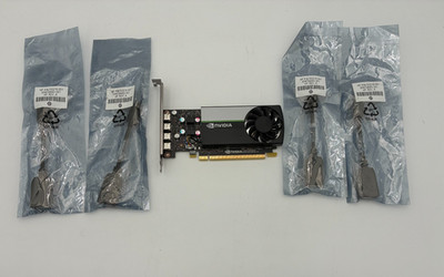 Nvidia HP T1000 GPU Graphics Video Card - Long Bracket 4 x DP