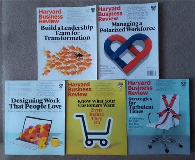 HARVARD BUSINESS REVIEW Magazine Bundle - 5 Issues from 2022 - Volume 100