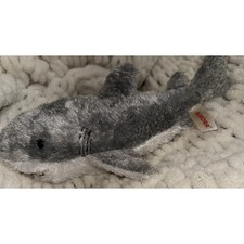 Aurora Plush Shark Gray 11" 2017 Stuffed Animal Kid's Toy Realistic Soft