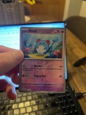 064/162 Marill Reverse Holo Temporal Forces Pokemon Karte