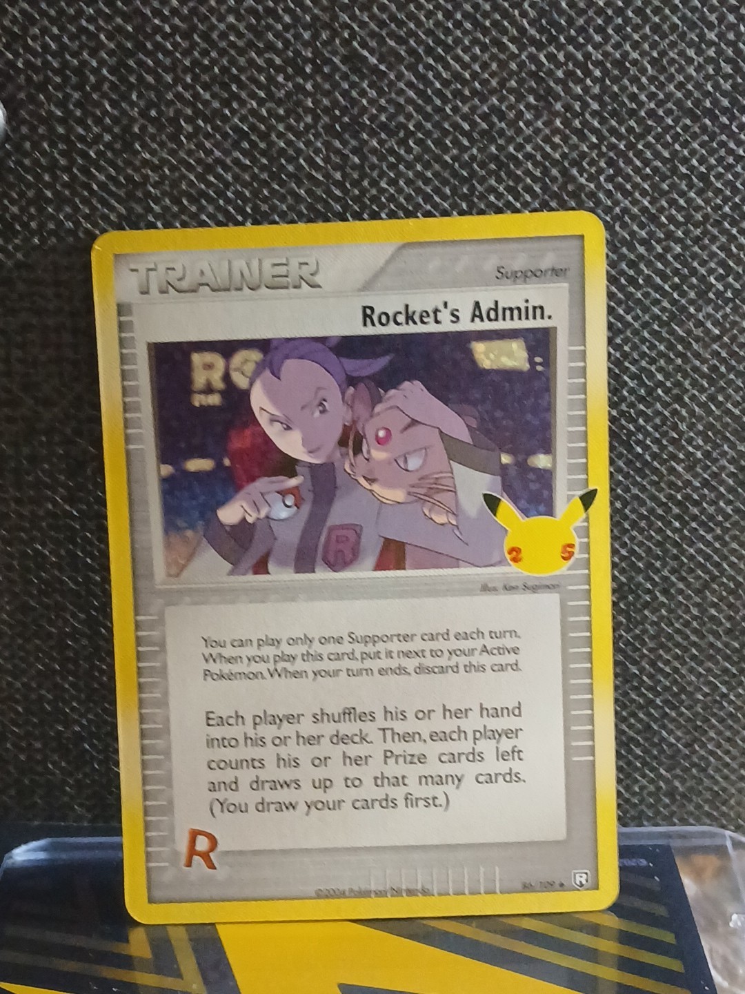 Rocket's Admin 86/109 Team Rocket Returns 2004 Vintage Pokemon TCG Card