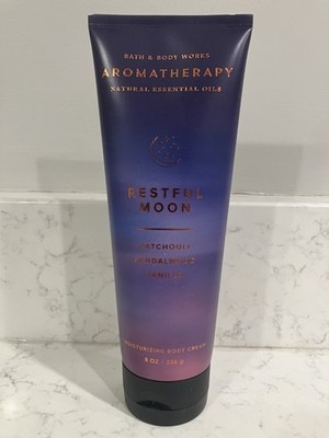 Bath Body Works Aromatherapy RESTFUL MOON Patchouli Sandalwood Vanilla Cream 8oz