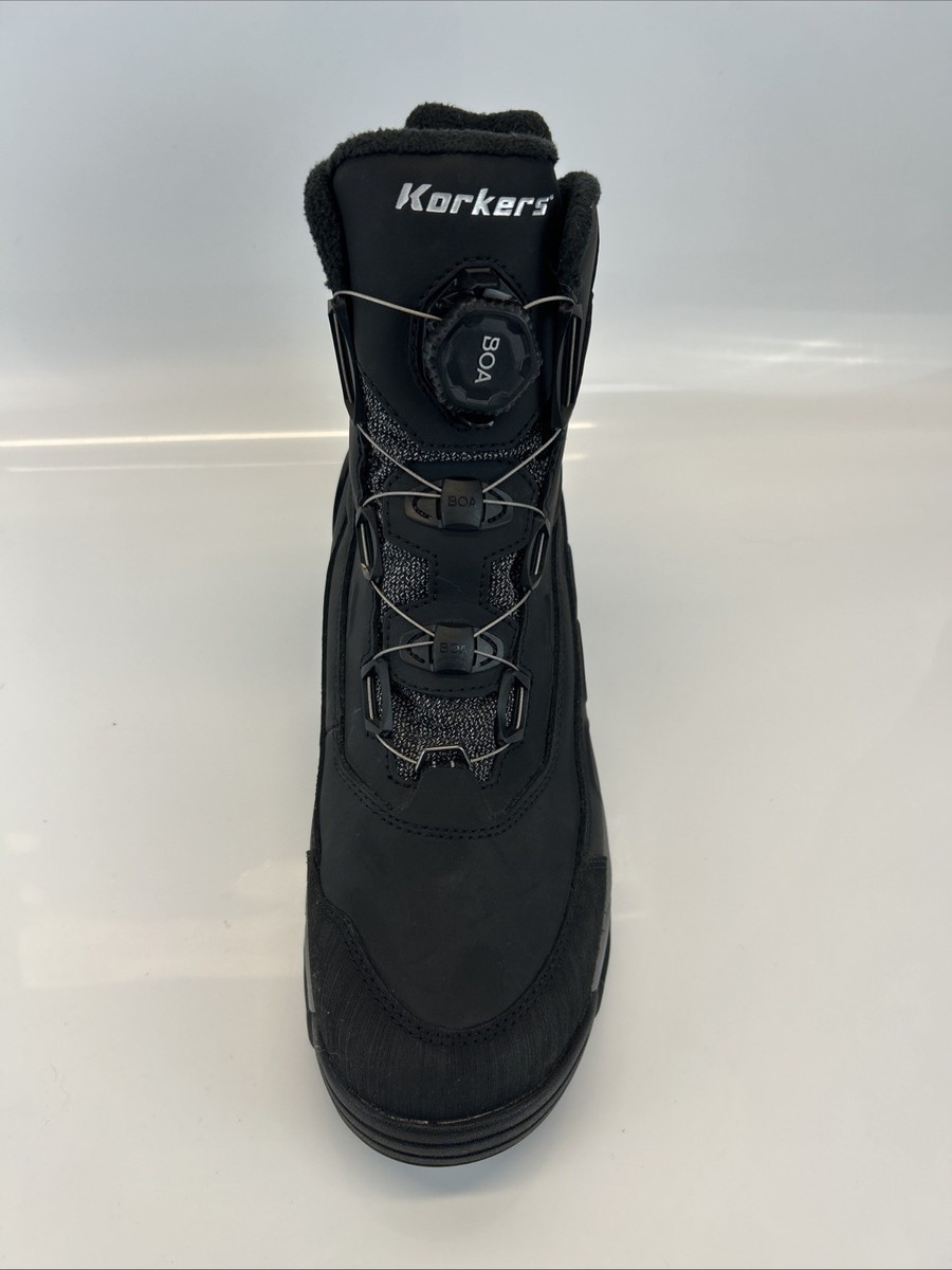 Korkers Snowmageddon Snowtrac Boot Men’s 11.5 **Left Only** BOA Black OB9601BK View 2