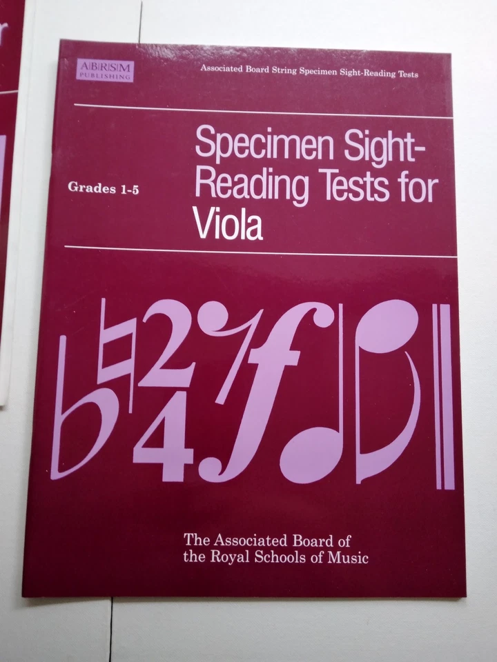 Joblot x5 Viola Scales Specimen Sight-Reading Tests Arpeggios & Studies ABRSM - Image 3 of 4