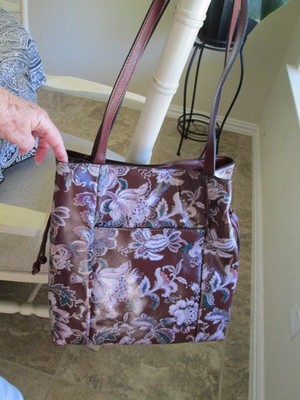 Patricia Nash Everton Tote Large Shoulder Bag  European Floral Tapestry/ NWT/269