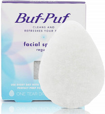Buf-Puf Regular Facial Sponge, Dermatologist Developed, Removes Deep down Dirt