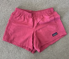 Patagonia Girls Pink Baggies Shorts - Size Large