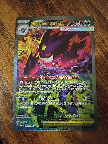 Mega Gengar EX 284/217 Special Illustration Rare SIR Ascended Heroes