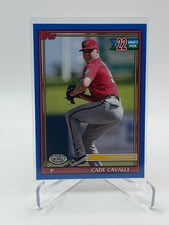 2021 TOPPS PRO DEBUT CADE CAVALLI RC BLUE #D 099/150 SP NATIONALS