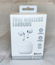 White True Wireless Earbuds with Charging Case