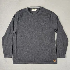 The Normal Brand Sweatshirt Mens XL Gray Crewneck Sweater Pullover Pocket Logo
