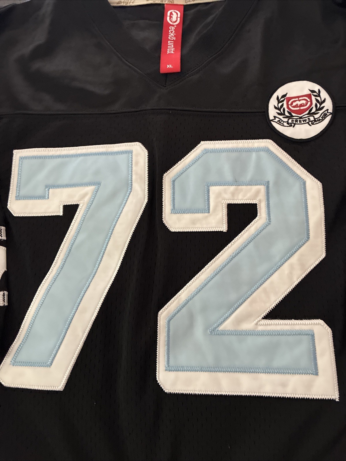 Ecko Unltd Y2K #72 Jersey Men's Size XLarge, Blk/-Wh… - Gem